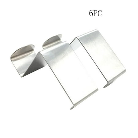 Cieken 6PCS Over Door Hook Stainless Kitchen Cabinet Clothes Hanger Organizer Holder
Cieken 6PCS Over Door Hook Stainless Kitchen Cabinet Clothes Hanger Organizer Holder