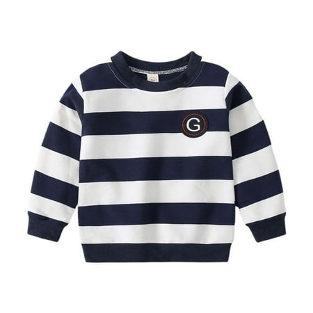 Kids Baby Boys Girls Sweatshirt Long Sleeve Black White Striped Pullovers O-neck T-shirt Children Outfits Clothes 1-7Y
Kids Baby Boys Girls Sweatshirt Long Sleeve Black White Striped Pullovers O-neck T-shirt Children Outfits Clothes 1-7Y