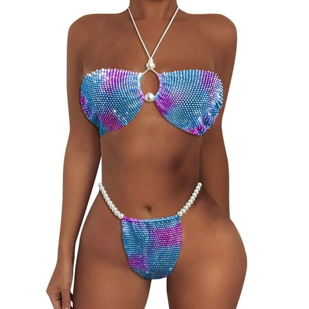 Lingerie For Women Naughty Mesh Pearl Flash Diamond Binding Neck Bikini Two Piece Set Lace Bodysuit
Lingerie For Women Naughty Mesh Pearl Flash Diamond Binding Neck Bikini Two Piece Set Lace Bodysuit