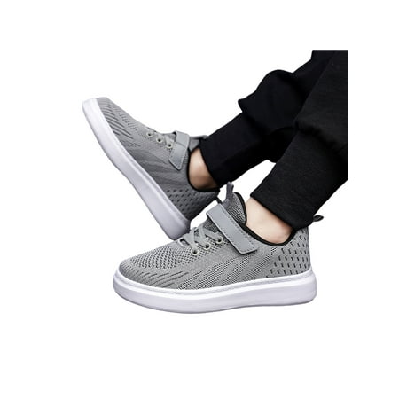 Daeful Kids Boy Athletic Shoes Mesh Trainers Sport Sneakers Gym Fashion Breathable Casual Flats Gray 5Y
Daeful Kids Boy Athletic Shoes Mesh Trainers Sport Sneakers Gym Fashion Breathable Casual Flats Gray 5Y
