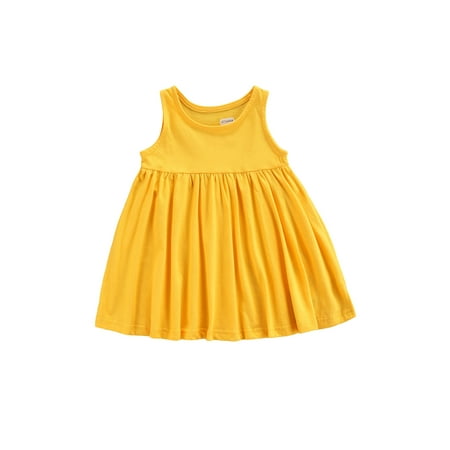 EYIIYE Kids Girl Sleeveless Crewneck Summer Dresses Little Girl Pullover Casual Dress
EYIIYE Kids Girl Sleeveless Crewneck Summer Dresses Little Girl Pullover Casual Dress