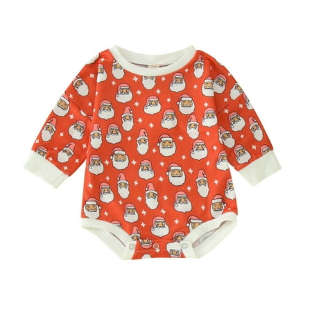 Girls Jumpsuits & Rompers Boys Girls Long Sleeve Christmas Santa Printed Romper Bodysuit For Babys Kids Clothes Overall
Girls Jumpsuits & Rompers Boys Girls Long Sleeve Christmas Santa Printed Romper Bodysuit For Babys Kids Clothes Overall