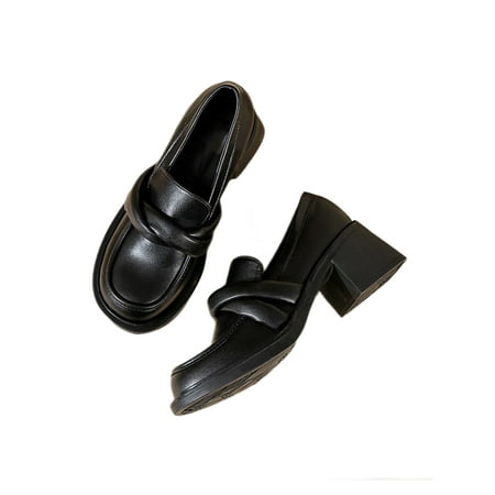 Ritualay Women Casual Shoes Slip On Heels Loafer Chunky Block Loafers Lightweight Non-slip Pumps Ladies Womens Comfort Black 1# 7
Ritualay Women Casual Shoes Slip On Heels Loafer Chunky Block Loafers Lightweight Non-slip Pumps Ladies Womens Comfort Black 1# 7