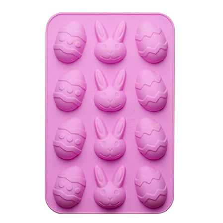 GNEIKDEING Easter Eggs Silicone Mould Easter Bunny Silicon Moulds For Chocolate Eggs Shaped Mould Baking Pan Cake Mould Light Purple One Size
GNEIKDEING Easter Eggs Silicone Mould Easter Bunny Silicon Moulds For Chocolate Eggs Shaped Mould Baking Pan Cake Mould Light Purple One Size