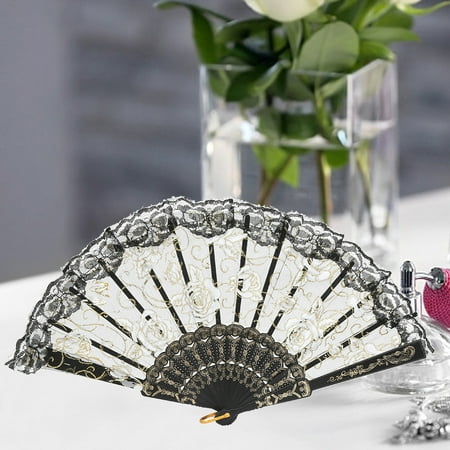 Lace Rose Flower Fan Hand Fan Folding Gilding Folding Fan For Party Favors Dancing Props
Lace Rose Flower Fan Hand Fan Folding Gilding Folding Fan For Party Favors Dancing Props
