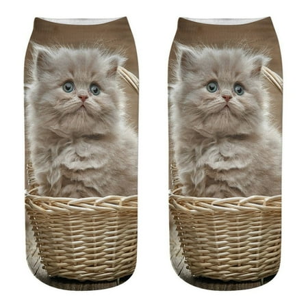 Follure Ladies short sock long socks high socks Unisex Funny 3D Fashion Cat Printed Casual Socks Cute Low Cut Ankle Socks Multicolor Free size
Follure Ladies short sock long socks high socks Unisex Funny 3D Fashion Cat Printed Casual Socks Cute Low Cut Ankle Socks Multicolor Free size