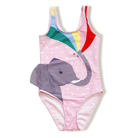 Adorable Toddler Girls Swimsuit featuring Sleeveless Design and Cartoon Elephant Rainbow Print
Adorable Toddler Girls Swimsuit featuring Sleeveless Design and Cartoon Elephant Rainbow Print