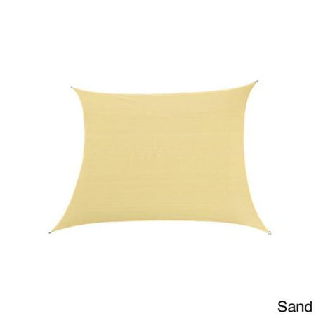 Cool Area Oversized Patio Sun Shade (16.5' x 16.5') Square Sand