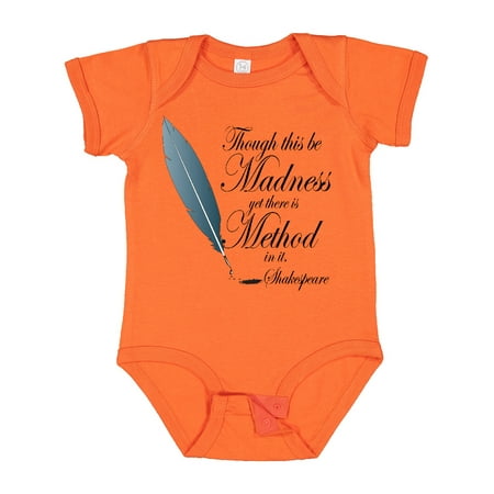 Inktastic Shakespeare Hamlet Madness Gift Baby Boy or Baby Girl Bodysuit