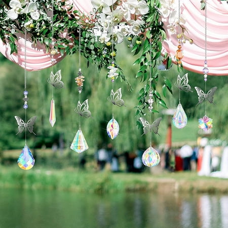 Butterfly Crystals Suncatcher Hanging Suncatchers Beads Colorful Chandelier Pendant Wall Hanging Tree Window
Butterfly Crystals Suncatcher Hanging Suncatchers Beads Colorful Chandelier Pendant Wall Hanging Tree Window