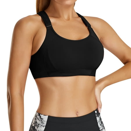 Junlan Women Racerback High Impact Sports Bras Front Adjustable Wireless Workout Bra Push Up Crop Top(Black 3XL)
Junlan Women Racerback High Impact Sports Bras Front Adjustable Wireless Workout Bra Push Up Crop Top(Black 3XL)