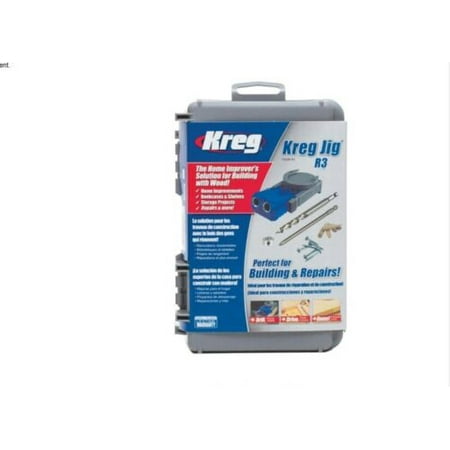 Kreg Jig R3 Nylon No.2 Pocket Hole Jig 1-1/2 in. Gray 1 pc