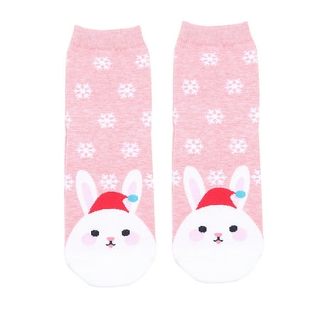 Gilr s Christmas Socks with Lovely Snowflake and Sheep Printing Comfortable Cotton Socks(Pink)
Gilr s Christmas Socks with Lovely Snowflake and Sheep Printing Comfortable Cotton Socks(Pink)