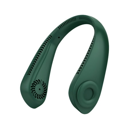 ZHENYEMEI Air Cooling Fan USB Rechargeable Adjustable Neck Hanging Fan Bladeless Portable Cooler Green
ZHENYEMEI Air Cooling Fan USB Rechargeable Adjustable Neck Hanging Fan Bladeless Portable Cooler Green
