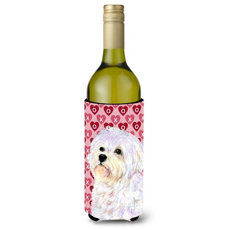 Caroline s Treasures SS4481LITERK Maltese Hearts Love and Valentine s Day Portrait Wine Bottle Hugger Wine Bottle
Caroline s Treasures SS4481LITERK Maltese Hearts Love and Valentine s Day Portrait Wine Bottle Hugger Wine Bottle