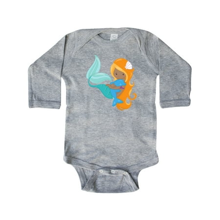 Inktastic African American Mermaid With Orange Hair Dolphin Gift Baby Girl Long Sleeve Bodysuit
Inktastic African American Mermaid With Orange Hair Dolphin Gift Baby Girl Long Sleeve Bodysuit
