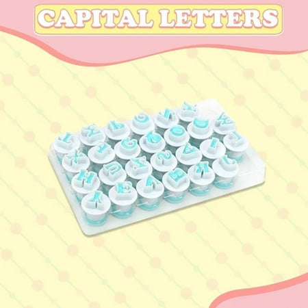 TOPOINT Fondant Cake Alphabet Plunger Set A-Z 0-9 DIY Cake Stamp Mold Cakes Cookies Pastries Mold for Cake Decoration Making
TOPOINT Fondant Cake Alphabet Plunger Set A-Z 0-9 DIY Cake Stamp Mold Cakes Cookies Pastries Mold for Cake Decoration Making