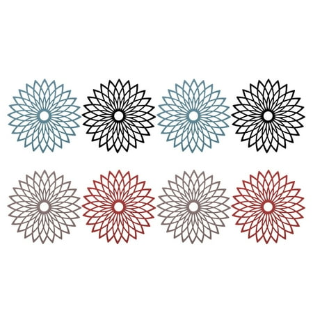 Rosarivae 8pcs Hollow Folding Kitchen Coasters Silicone Coasters for Home (Assorted Color)
Rosarivae 8pcs Hollow Folding Kitchen Coasters Silicone Coasters for Home (Assorted Color)
