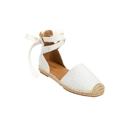 Comfortview Women s Wide Width The Shayla Flat Espadrille Shoes