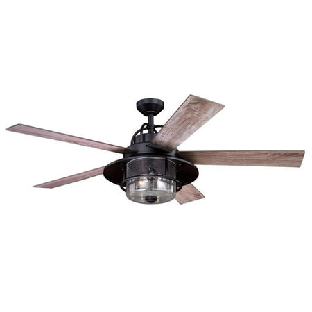 Vaxcel Charleston 56 In. Bronze Farmhouse Indoor-Outdoor Ceiling Fan with LED Light Kit and Remote
Vaxcel Charleston 56 In. Bronze Farmhouse Indoor-Outdoor Ceiling Fan with LED Light Kit and Remote