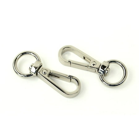 2Pc Sallie Tomato 3/4 Swivel Hooks - Set of Two Nickel