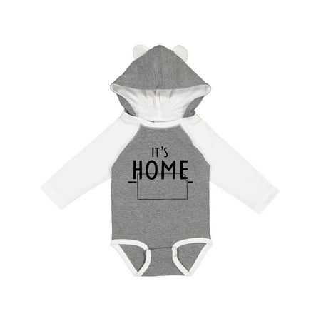 Inktastic It s Home- State of Kansas Outline Gift Baby Boy or Baby Girl Long Sleeve Bodysuit
Inktastic It s Home- State of Kansas Outline Gift Baby Boy or Baby Girl Long Sleeve Bodysuit