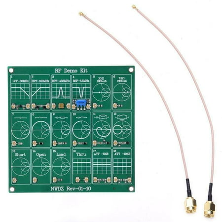 RF Demo Kit For NanoVNA RF Tester board Vector Network Test Filter Attenuator
RF Demo Kit For NanoVNA RF Tester board Vector Network Test Filter Attenuator