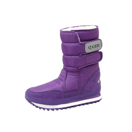 Difumos Unisex Casual Round Toe Mid Calf Boot Comfort Magic Tape Walking Breathable Winter Shoes Purple 6
Difumos Unisex Casual Round Toe Mid Calf Boot Comfort Magic Tape Walking Breathable Winter Shoes Purple 6