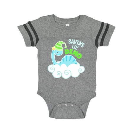 Inktastic Savta s Lil Dino with Cute Blue Baby Dinosaur Gift Baby Boy or Baby Girl Bodysuit
Inktastic Savta s Lil Dino with Cute Blue Baby Dinosaur Gift Baby Boy or Baby Girl Bodysuit