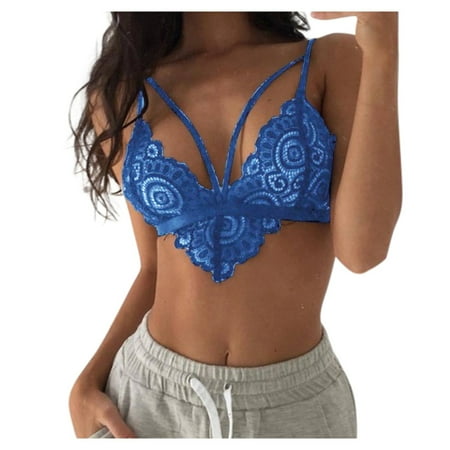 Knosfe Women s Comfort Lace Bras Strappy Lightly Wireless Bra Support Eyelash Bralette for Women S
Knosfe Women s Comfort Lace Bras Strappy Lightly Wireless Bra Support Eyelash Bralette for Women S