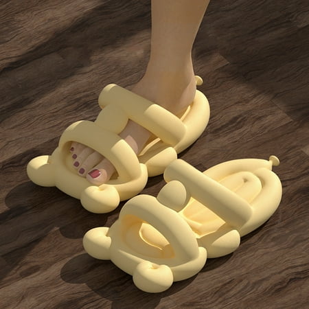 Cathalem Creative Cartoon Cute Balloon Slippers Female Summer Home Bath Non Slip Soft Bottom Stepping Slipper Sandals Women Fuzzy Yellow 8.5
Cathalem Creative Cartoon Cute Balloon Slippers Female Summer Home Bath Non Slip Soft Bottom Stepping Slipper Sandals Women Fuzzy Yellow 8.5