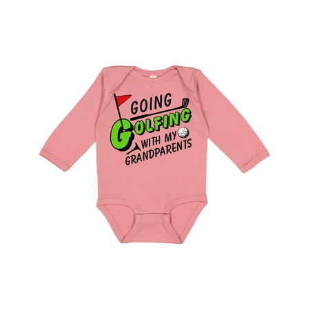 Inktastic Going Golfing with my Grandparents- kids golf Gift Baby Boy or Baby Girl Long Sleeve Bodysuit
Inktastic Going Golfing with my Grandparents- kids golf Gift Baby Boy or Baby Girl Long Sleeve Bodysuit