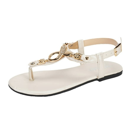 Holiday Savings Deals! Kukoosong Flip Flops for Women New Summer Pin-toe Diamond Flat Shoes Womens Slippers Wear Casual Sandals Flat Sandals for Women Beige 42
Holiday Savings Deals! Kukoosong Flip Flops for Women New Summer Pin-toe Diamond Flat Shoes Womens Slippers Wear Casual Sandals Flat Sandals for Women Beige 42