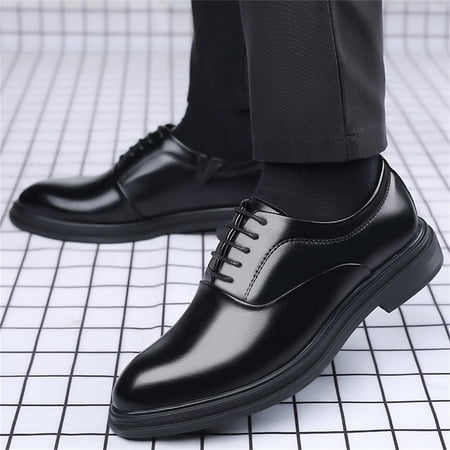 Leather Shoes Fashion Summer And Autumn Men Leather Shoes Low Heel Pointed Toe Lace Up Solid Color Casual Business British Style
Leather Shoes Fashion Summer And Autumn Men Leather Shoes Low Heel Pointed Toe Lace Up Solid Color Casual Business British Style