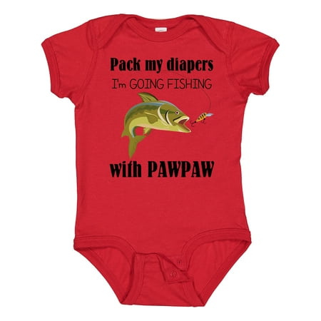 Inktastic Pack My Diapers I m Going Fishing with Pawpaw Gift Baby Boy or Baby Girl Bodysuit
Inktastic Pack My Diapers I m Going Fishing with Pawpaw Gift Baby Boy or Baby Girl Bodysuit