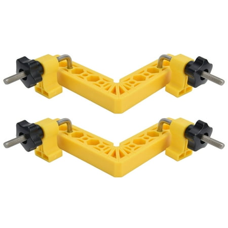 90° Positioning 5.9x5.9in 2 Sets L-Type Corner Clamp Metric Imperial Scale For Frames Cabinets Making For Furniture Assembly Yellow
90° Positioning 5.9x5.9in 2 Sets L-Type Corner Clamp Metric Imperial Scale For Frames Cabinets Making For Furniture Assembly Yellow