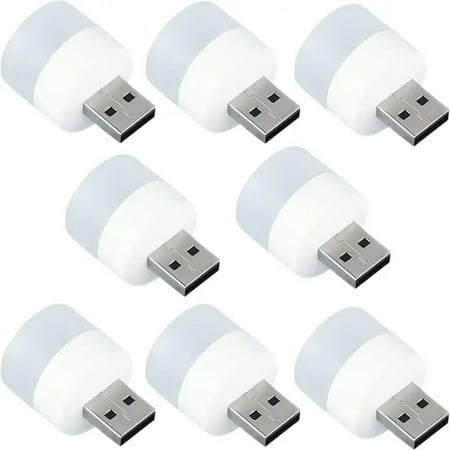 GUANGZHFENGDA Portable Mini USB LED Night Light for Indoor Outdoor Reading Sleep - Flexible and Portable - Set of 4 or 8 Pack - LED Ambient Light - Portable Car Bulb with USB - Ideal f
GUANGZHFENGDA Portable Mini USB LED Night Light for Indoor Outdoor Reading Sleep - Flexible and Portable - Set of 4 or 8 Pack - LED Ambient Light - Portable Car Bulb with USB - Ideal f
