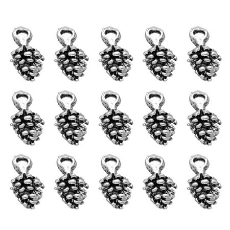 100pcs Pine Cone Shape Pendant DIY Jewelry Accessories Vintage Alloy Pendant Jewelry Making Accessories for Necklace Bracelet Earrings Silver
100pcs Pine Cone Shape Pendant DIY Jewelry Accessories Vintage Alloy Pendant Jewelry Making Accessories for Necklace Bracelet Earrings Silver