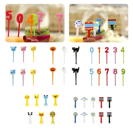 GENEMA Farm Cartoon Animal Fruit Fork Set Plastic Cute Toothpick Tableware Food Picks
GENEMA Farm Cartoon Animal Fruit Fork Set Plastic Cute Toothpick Tableware Food Picks