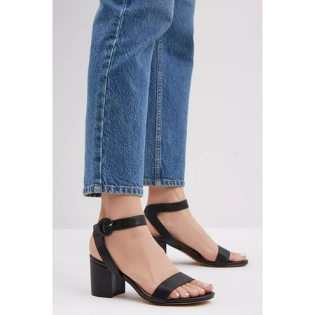 Dorothy Perkins Womens Stella Buckle Block Heel Sandals