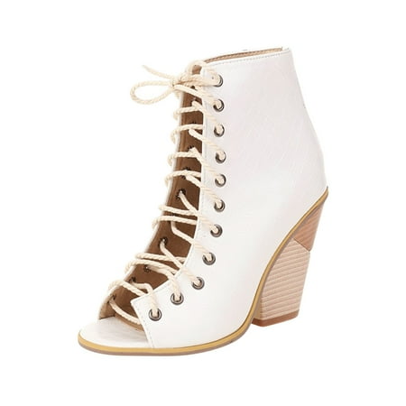 Womens Shoes Non-slip Thick High Heels Casual Lace-up Pointed Toe Sandals Serpentine Boots Summer Winter Cowboy Boots Shoes Cowgirl Western Trendy Hiking Work Boots for Rain Snow Weather
Womens Shoes Non-slip Thick High Heels Casual Lace-up Pointed Toe Sandals Serpentine Boots Summer Winter Cowboy Boots Shoes Cowgirl Western Trendy Hiking Work Boots for Rain Snow Weather