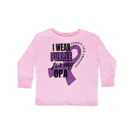 Inktastic Chronic Pain I Wear Purple For My Opa Gift Toddler Boy or Toddler Girl Long Sleeve T-Shirt
Inktastic Chronic Pain I Wear Purple For My Opa Gift Toddler Boy or Toddler Girl Long Sleeve T-Shirt