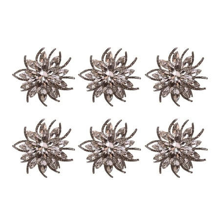 6pcs Wedding Decor Hotel Napkin Ring Reusable Bling Crystal Holder Flower Shape
6pcs Wedding Decor Hotel Napkin Ring Reusable Bling Crystal Holder Flower Shape