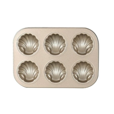 GYMNASTIKA Mold 4/6/9 Grids Golden Shell Scallop Mold DIY Cookies Cake Chocolate Baking Tool
GYMNASTIKA Mold 4/6/9 Grids Golden Shell Scallop Mold DIY Cookies Cake Chocolate Baking Tool