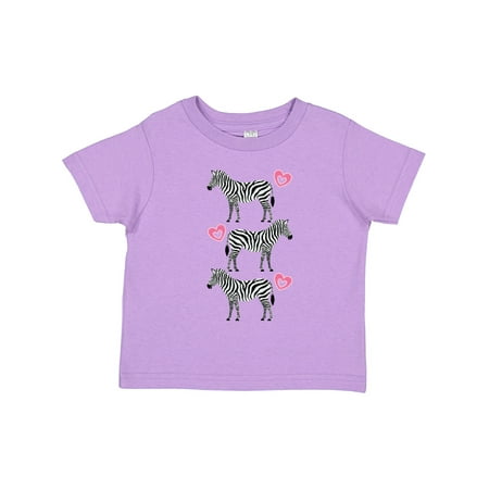Inktastic Zebra Cute Safari Animal Gift Toddler Toddler Girl T-Shirt