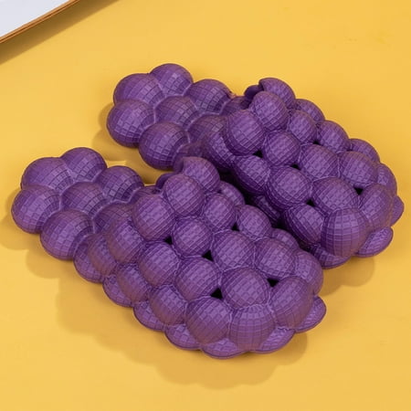 Bubble Slippers Funny Bag Shoes Creative Fruit Word Drag Fashion Trend Home Shell Beach Slippers Purple
Bubble Slippers Funny Bag Shoes Creative Fruit Word Drag Fashion Trend Home Shell Beach Slippers Purple