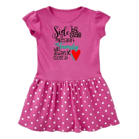 Inktastic Side by Side or Miles Apart Family Will Always be Close Gift Toddler Girl Dress
Inktastic Side by Side or Miles Apart Family Will Always be Close Gift Toddler Girl Dress