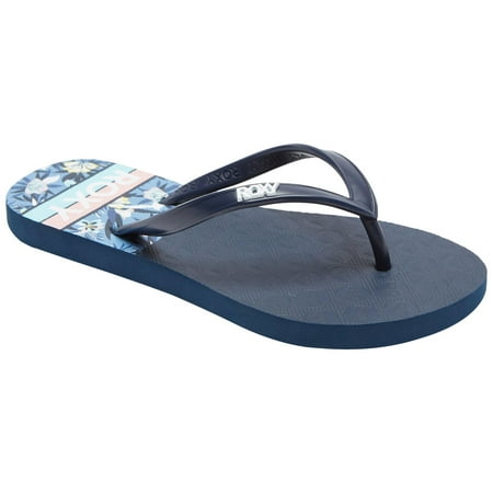 Roxy Girls RG Viva Stamp I Flip Flops 13 Blue