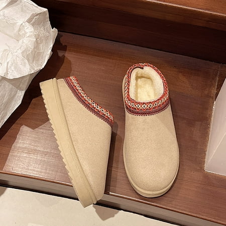 European and American Women‘s Shoes Snow Boots Women‘s Winter New Fashion One-piece Baotou Slippers Platform Warm Cotton Shoes Women‘s Thick Sole
European and American Women‘s Shoes Snow Boots Women‘s Winter New Fashion One-piece Baotou Slippers Platform Warm Cotton Shoes Women‘s Thick Sole