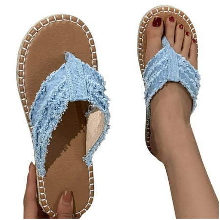 YanHoo Flip Flops for Women Girls Slip On Thong Slide Sandals - Summer Dressy Bohemian Travel Flat Sandals Cute Low Wedge Summer Open Toe Sandal Shoes
YanHoo Flip Flops for Women Girls Slip On Thong Slide Sandals - Summer Dressy Bohemian Travel Flat Sandals Cute Low Wedge Summer Open Toe Sandal Shoes